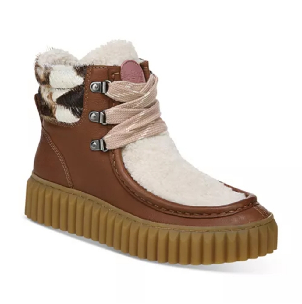 Sam Edelman Women's Fay Sherpa Cold Weather Booties size 9 1/2